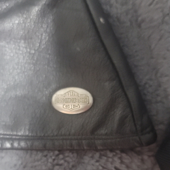 Harley-Davidson Black Leather Gloves - Picture 3 of 3